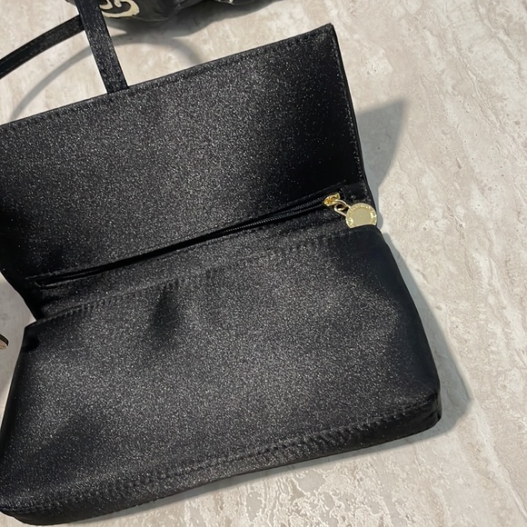 BVLGARI Parfums Black Satin Clutch - Picture 6 of 7